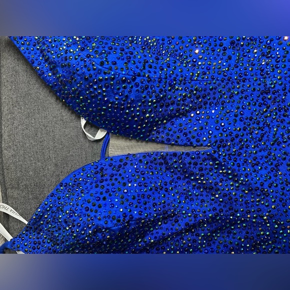 Royal Blue Sophia Thomas dress size 0 - Picture 7 of 16